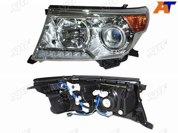 Фара TOYOTA LAND CRUISER 200 12-15 LH под ксенон, с электорокорректором