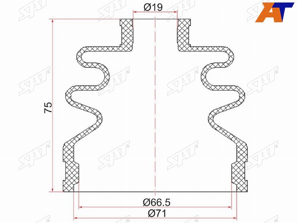 Пыльник шруса наружный SUBARU OUTBACK 03-09 B13SUZUKI SWIFT04-09 1.3L (2 хомута. резина)