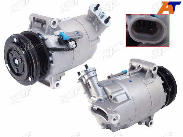 Компрессор кондиционера Opel Astra 98-13  Zafira 99-14  Astra Family 11-14  Astra GTC 04-15