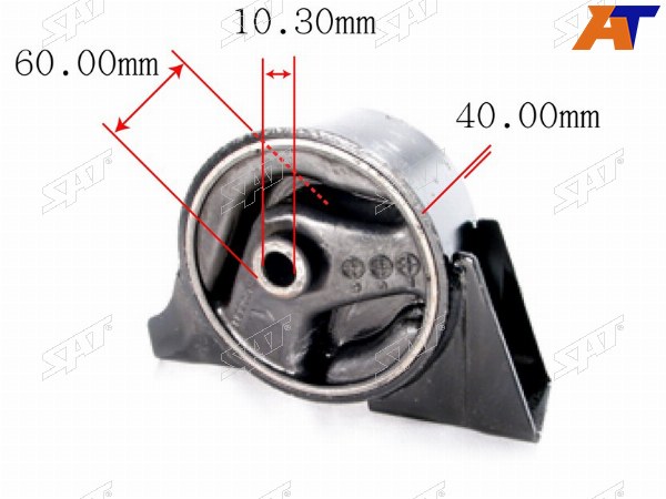 Подушка двигателя RR NISSAN ALMERABLUEBIRD SYLPHYPULSARSUNNYWINGROADAD 99-06
