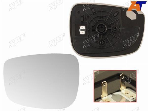 Полотно зеркала MAZDA CX-5 14-17 LH с обогревом