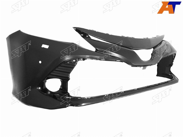 Бампер передний Toyota Camry (XV70) 17-21  Camry USA 17-20 (Под омыватели фар Под сонары(парктрони