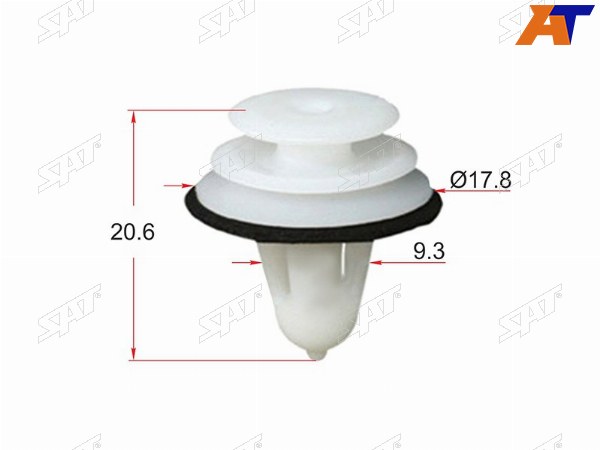 Клипса обшивки двери TOYOTALEXUSHYUINDAIKIA (1 шт.)
