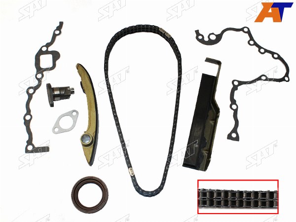Комплект цепи ГРМ MITSUBISHI PAJERODELICA 4M40 93- цепь однорядная
