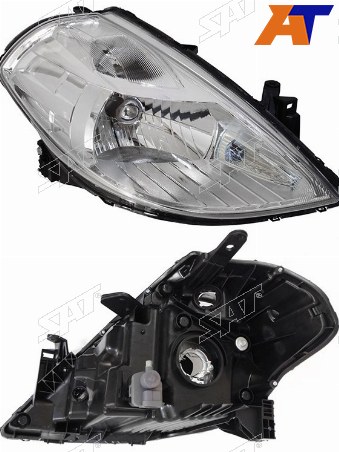 Фара NISSAN TIIDA 08-10 RH с электрокорректором, на Японца