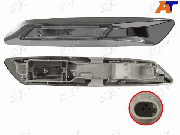 Поворот в крыло  BMW 5-SERIES F10F11 10-13 RH wo park assist