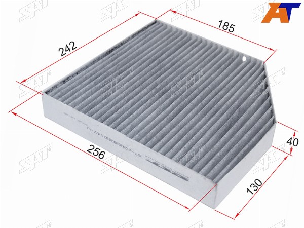 Фильтр салона MERCEDES-BENZ C-CLASS W205 14- E-CLASS W213 16- GLC-CLASS W253 16- угольный