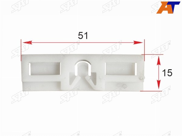 Клипса молдинга лобового стекла TOYOTALEXUS (1шт.)