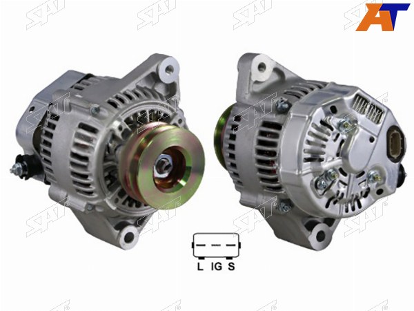 Генератор TOYOTA LAND CRUISER 80100 4.2TD 92-98 1HD1HZ 12V 80A