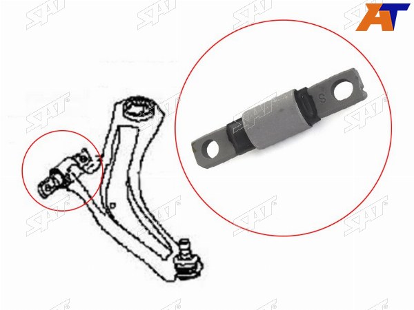 Сайлентблок FR рычага передний  NISSAN Murano Qashqai X-Trail  2007-2014