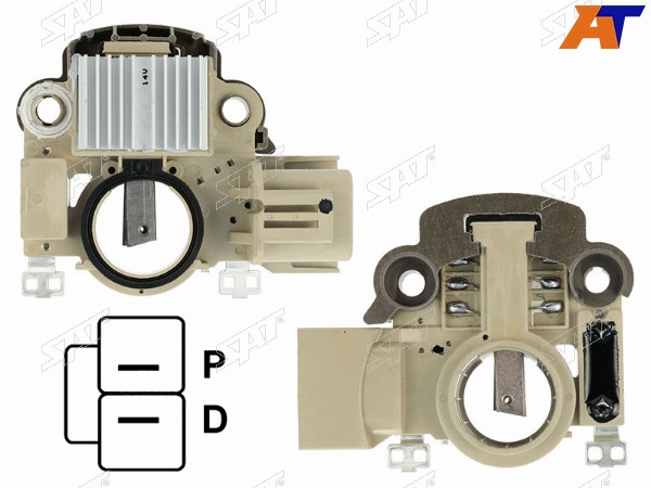 Реле-регулятор напряжения генератора MAZDA 6 GGGY L813LF17L3C1 02-08