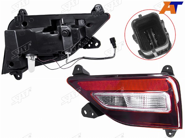 Фонарь в задний бампер HYUNDAI SANTA FE 18-21 RH