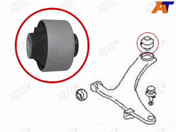 Сайлентблок задний переднего нижнего рычага SUBARU&nbsp;FORESTERIMPREZAEXIGA 07-LEGACY 05-09