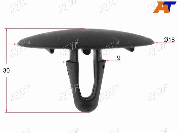 Клипса обшивки капота TOYOTALEXUS (1 шт.)