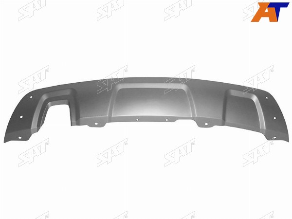 Накладка заднего бампера RENAULT DUSTER 10-15 нижняя часть