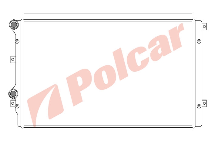 133108-2 AUDISEATSKODAVW РАДИАТОР 19TDI MA +-C VW2206