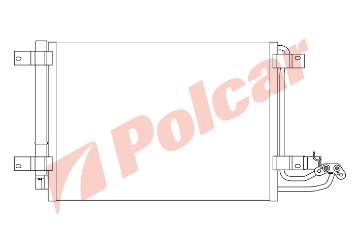 1331K8C1 AUDISEATSKODAVW  РАДИАТОР КОНДИЦИОНЕРА   VW5209