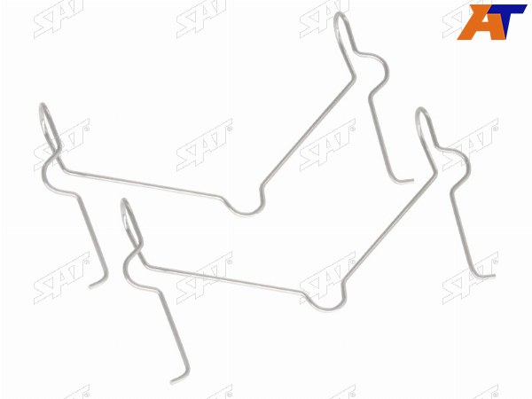 Комплект монтажный тормозных колодок FR TOYOTA FORTUNERHILUX 12-