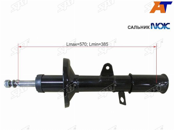 Стойка задняя TOYOTA COROLLALEVINSPRINTERTRUENO87-92 LH