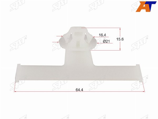 Клипса хомут эл. проводки TOYOTALEXUS (1 шт.)