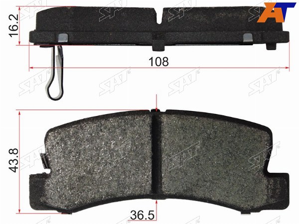 Колодки тормозные зад TOYOTA HARRIER 01-03TOYOTA COROLLALEVINTRUENO GT 95-