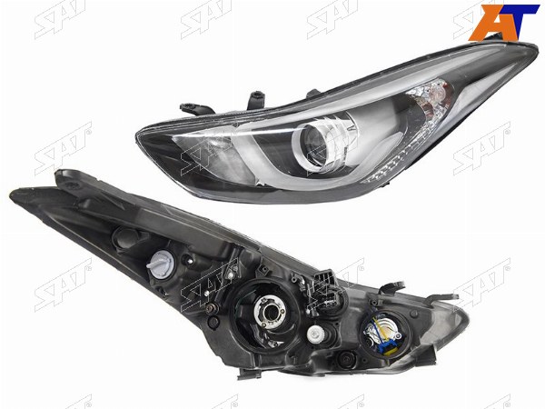 Фара HYUNDAI ELANTRA V 14-16 LH линза, диодная