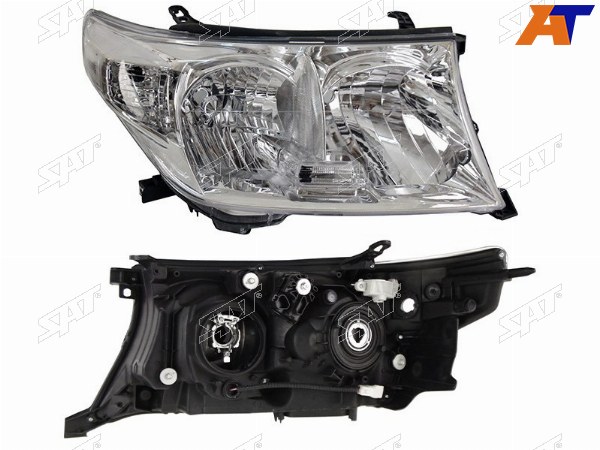 Фара TOYOTA LAND CRUISER 200 07-11 RH под ксенон, с электрокорректором