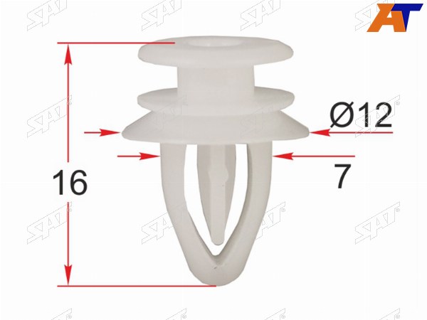 Клипса обшивки двери GM (1 шт.)