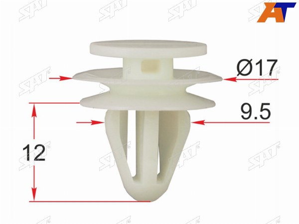 Клипса обшивки двери HONDAACURA (1 шт.)
