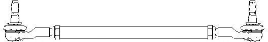 Поперечная рулевая тяга
