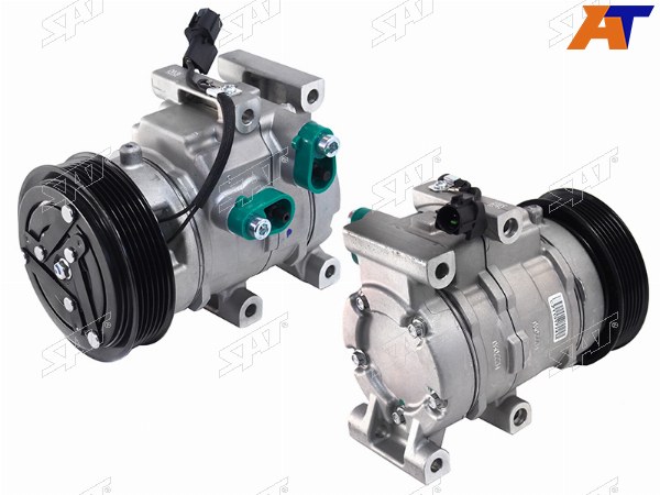 Компрессор кондиционера Hyundai Solaris 10-20  Kia Rio 11-20  Hyundai Accent 11-17  Kia Rio X-Lin