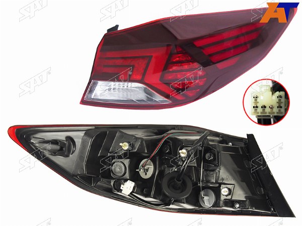 Фонарь задний HYUNDAI ELANTRA 18-20 RH LED