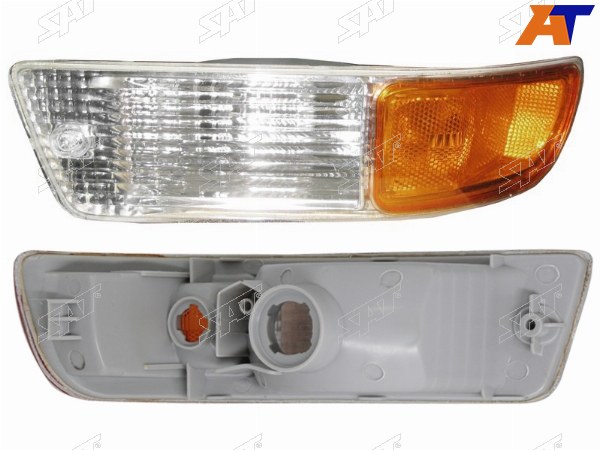 Поворот TOYOTA RAV4 98-00 LH бело-желтый USA type