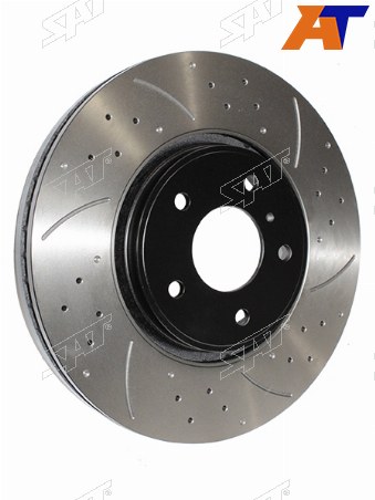 Комплект дисков тормозных передний перфорированные Infiniti FX3545 05- FX50 05-08 VQ35VK45, M3545
