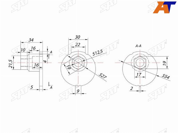 Гайка эксцентрика нижнего рычага TOYOTA FJ CRUISERSURFLAND CRUISERLEXUS GX470SEQUOIATUNDRA 95-