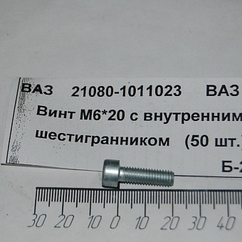 Болт М6х20