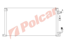 2306K8C2 РАДИАТОР КОНДИЦИОНЕРА 584 x 305 x 16 mm