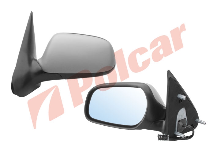 2326514M XSARA 0797-0205 ЗЕРКАЛО L ЭЛ+ОБОГРЕВ,ПОД ПОКРАСКУ,АСФЕРА, СИНЕЕ
