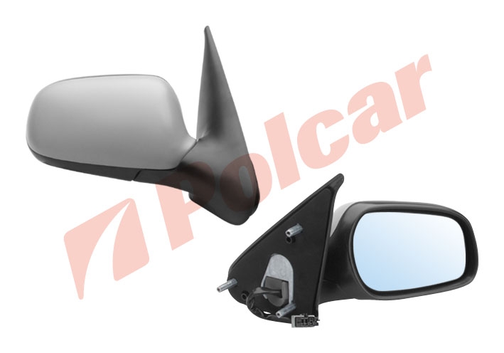 2326524M XSARA 0797-0205 ЗЕРКАЛО R ЭЛ+ОБОГРЕВ,ПОД ПОКРАСКУ,АСФЕРА, СИНЕЕ