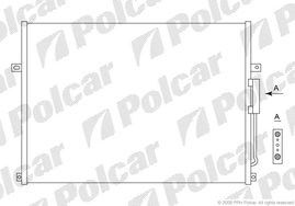2406K8C1 J.GRAND CHE 98-04 РАДИАТОР КОНДИЦИОНЕРА 657 x 460