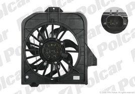 242023W2 DODGE CARAVANCH VOYAGER 01- ВЕНТИЛЯТОР С ДИФФУЗОРОМ ПРАВЫЙ