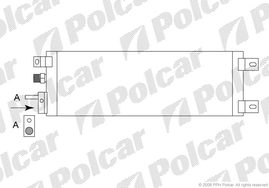 2420K8C1 DODGE CARAVANCH VOYAGER 01- РАДИАТОР КОНДИЦИОНЕРА АВТОМАТИЧ. КОРОБКИ