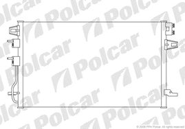 2421K8C2 DODGE CARAVANCH VOYAGER 05- РАДИАТОР КОНДИЦИОНЕРА 765X455X20