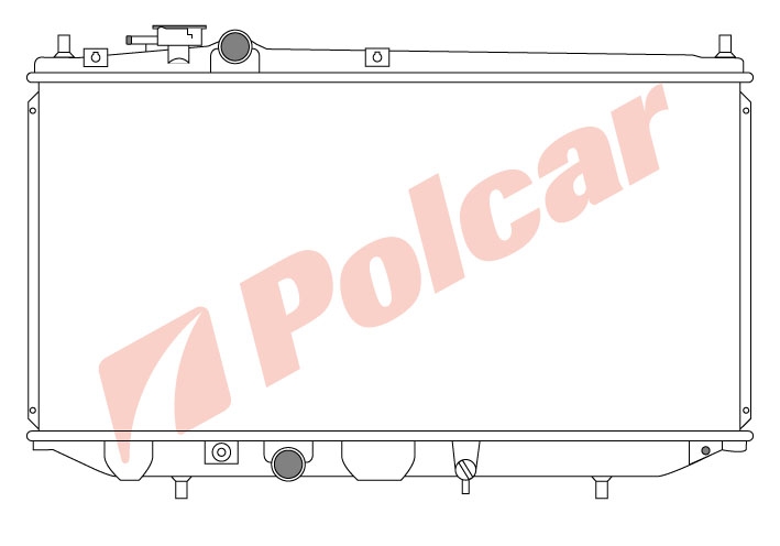 261008-1 РАДИАТОР ОХЛАЖДЕНИЯ 328 x 655 x 26 mm