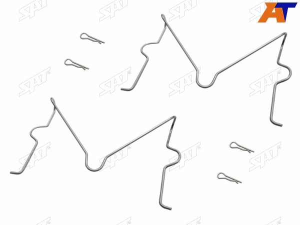 Комплект монтажный тормозных колодок FR TOYOTA LAND CRUISER PRADOSURF 02-