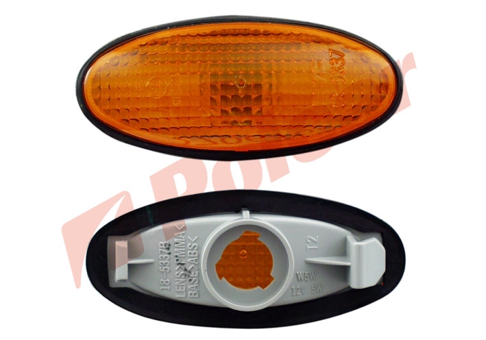 2706195E MICRA 0298-0203 ПОВТОРИТЕЛЬ ПОВОРОТА ЖЁЛТЫЙ L=R
