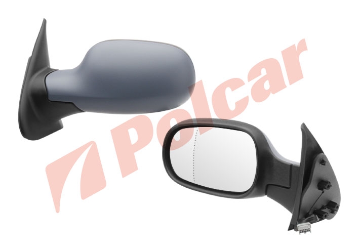 2707514M MICRA K12 02- ЗЕРКАЛО ЛЕВОЕ L ЭЛЕКТРИЧ+АСФЕРА+ПОД ПОКРАСКУ