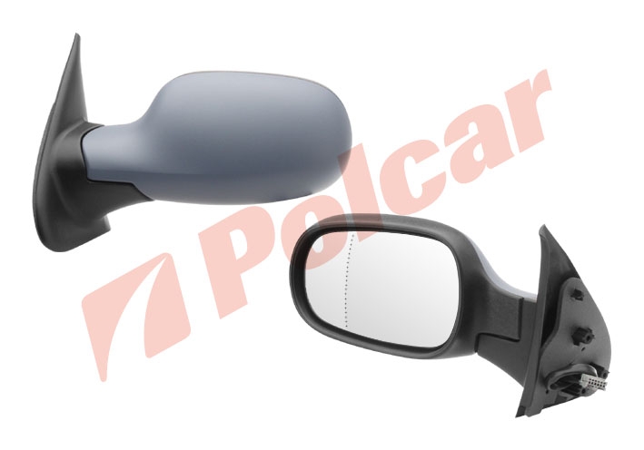2707515M MICRA K12 02- ЗЕРКАЛО ЛЕВОЕ  ЭЛЕКТРИЧ ПОД ПОКРАСКУ