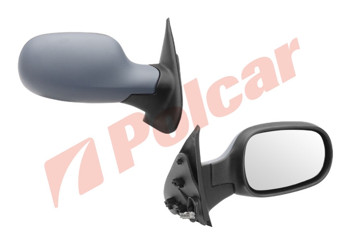 2707525M MICRA K12 02- ЗЕРКАЛО ПРАВОЕ  ЭЛЕКТРИЧ ПОД ПОКРАСКУ