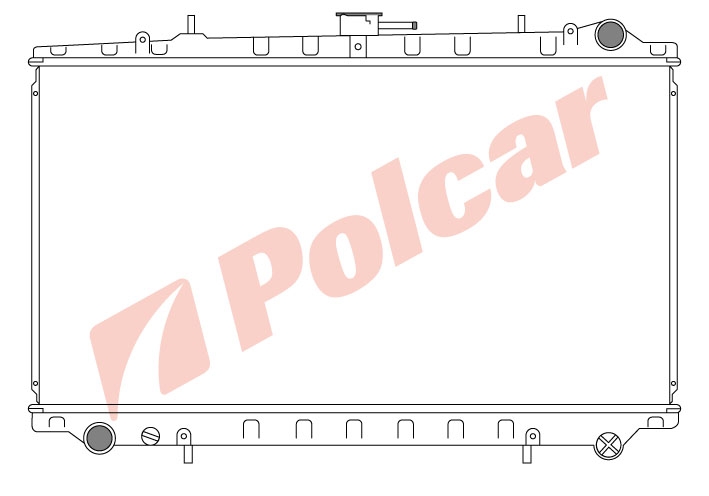 272708-6 РАДИАТОР ОСНОВНОЙ 691Х380Х16  2,0М